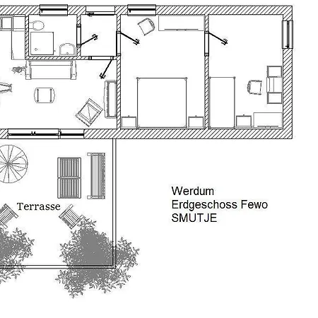 Apartmán Ferienwohnung-smutje-in-werdum *